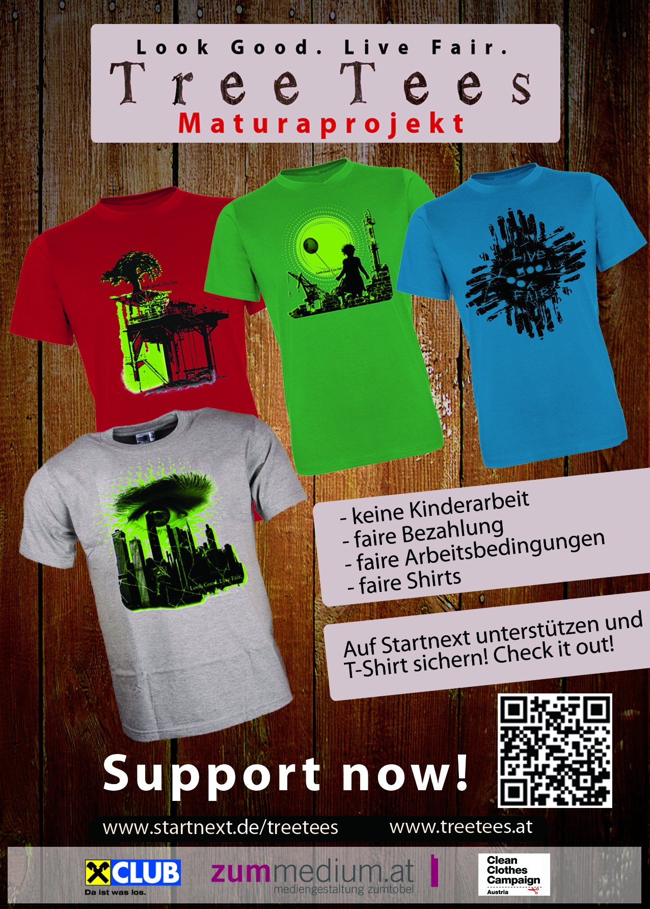 Faire T-Shirts von Projektguppe der BHAK Bregenz