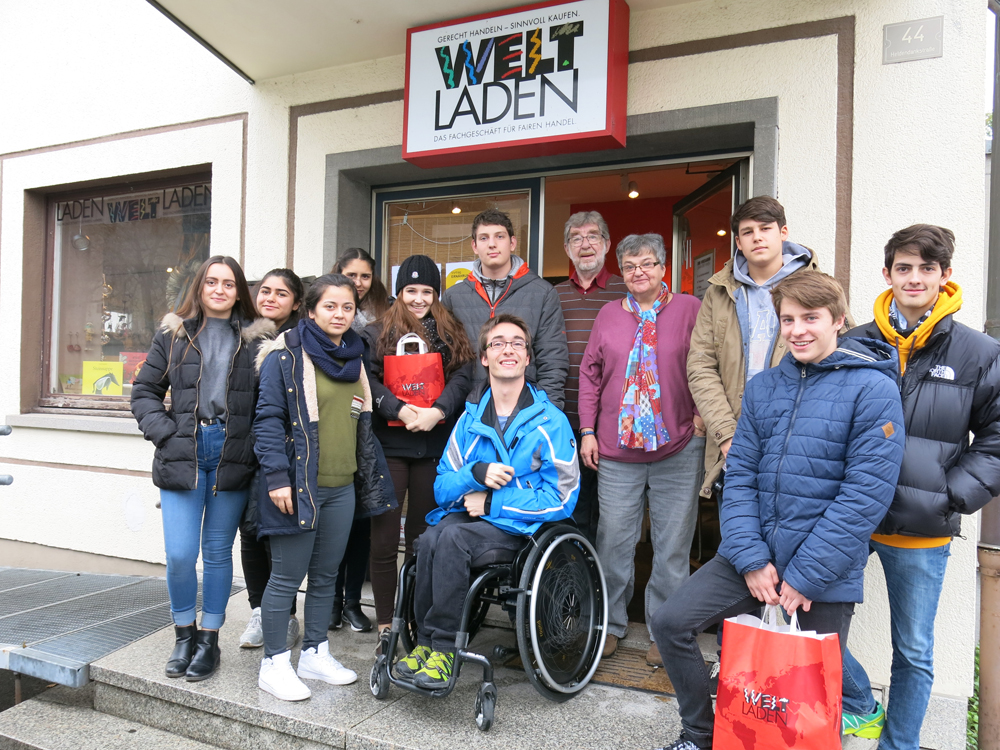 Exkursion der Öko-Gruppe in den Bregenzer Weltladen