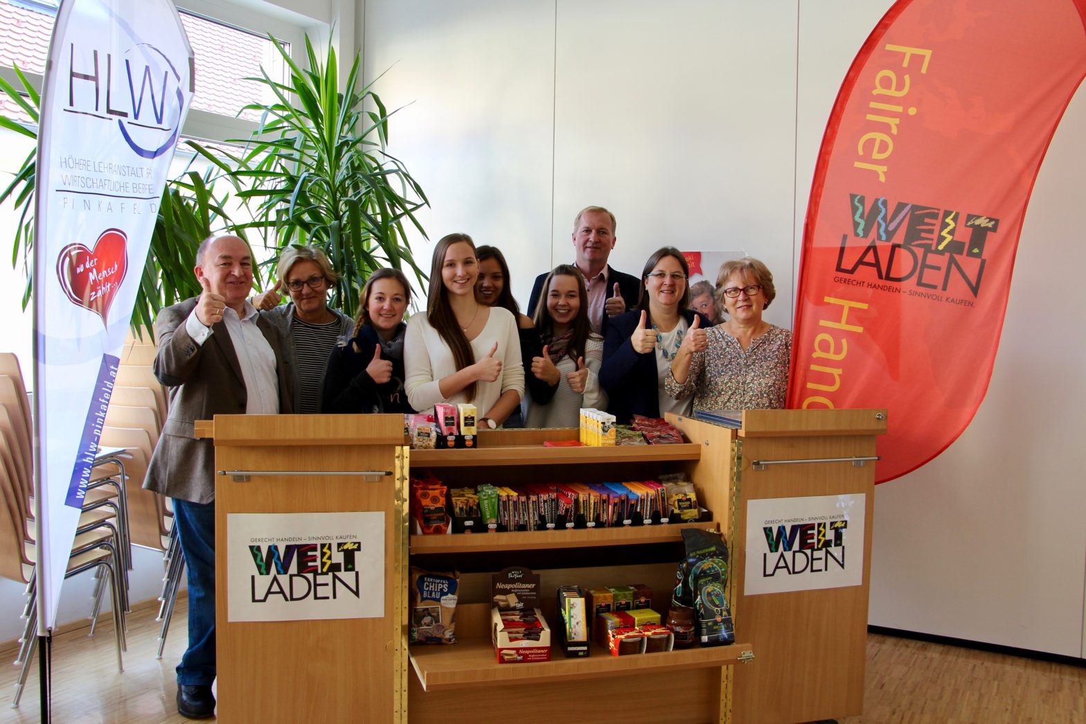 Jetzt wird FAIRkauft! – Start des Fairtrade Point an der HLW Pinkafeld