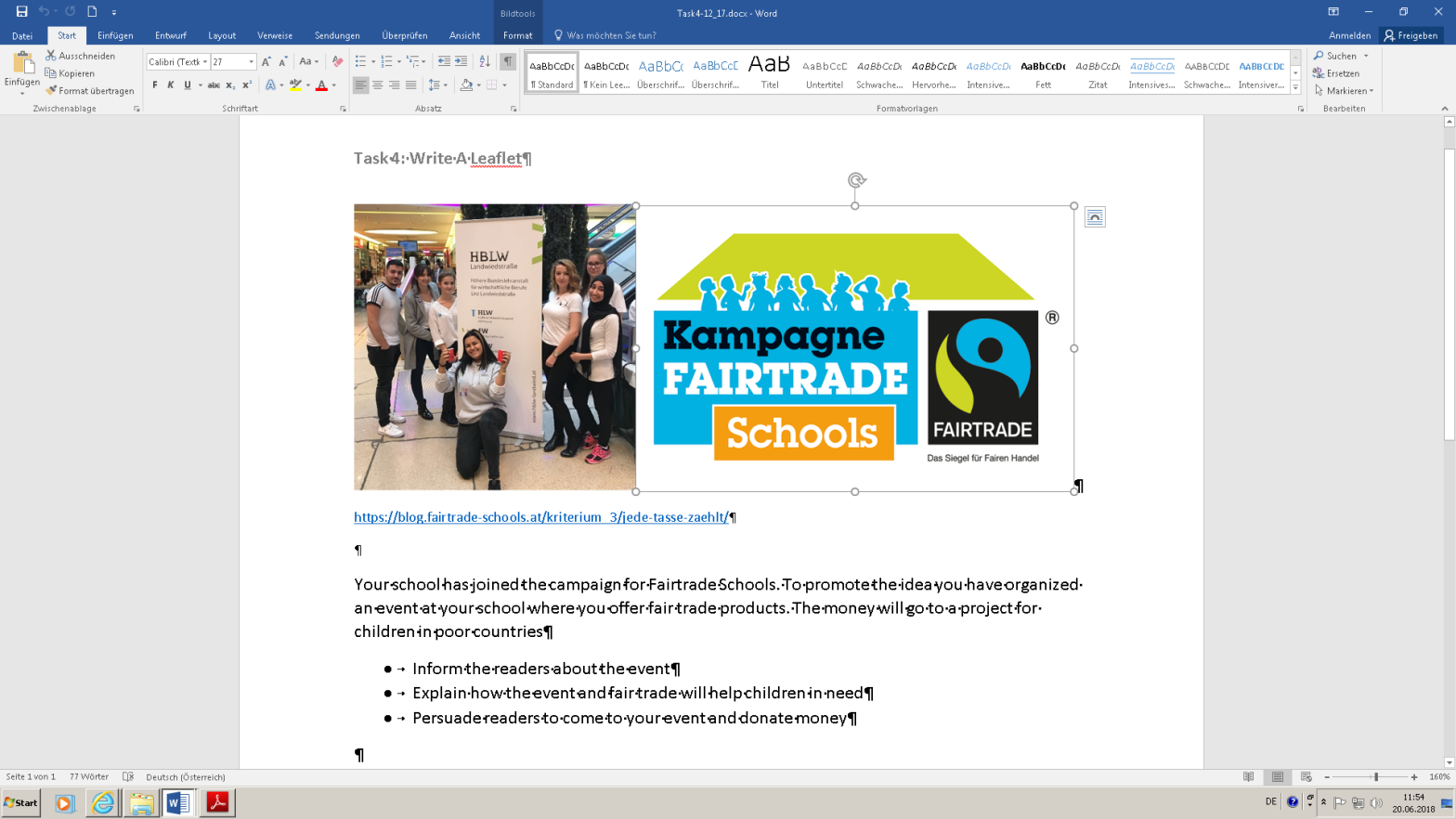 Nachlese: Fairtrade im Englischunterricht