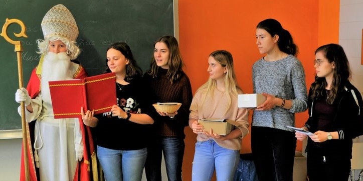 Schülerinnen des Teams „fair@landwied“ engagieren sich für die Katastrophenhilfe in Mosambik