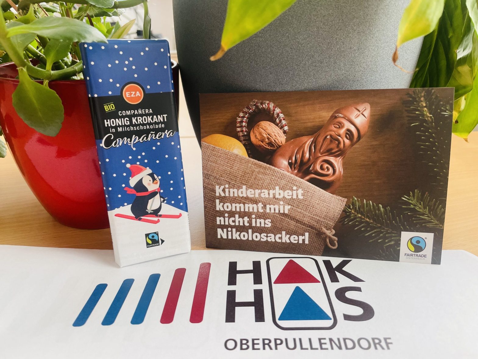 FAIRTRADE-Schokolade zum Nikolo