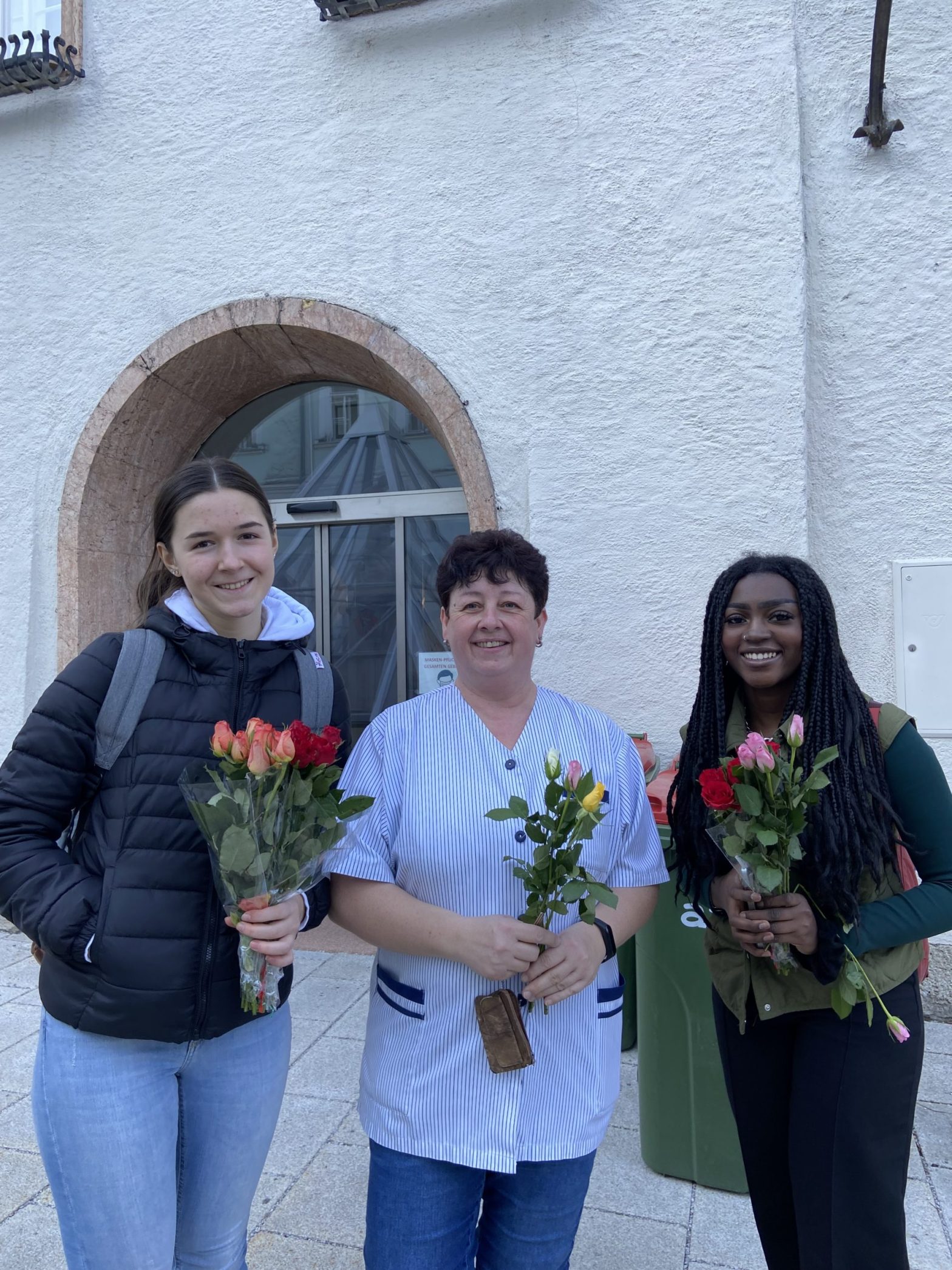 Rosenverteilaktion am Weltfrauentag 2022