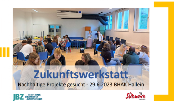 Die Zukunftswerkstatt zu Gast in der HAK Hallein