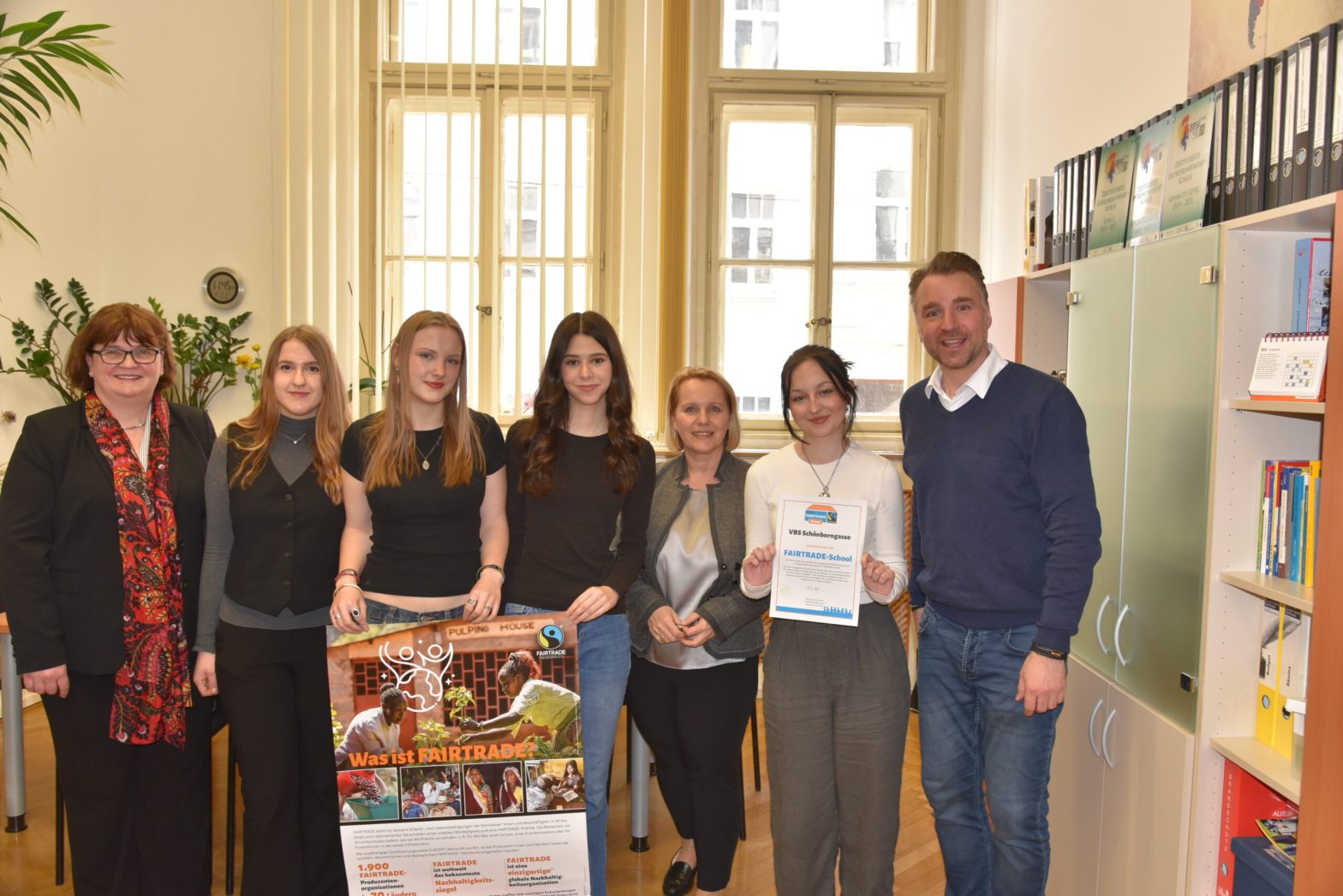 Vienna Business School Schönborngasse ist wieder FAIRTRADE-School!