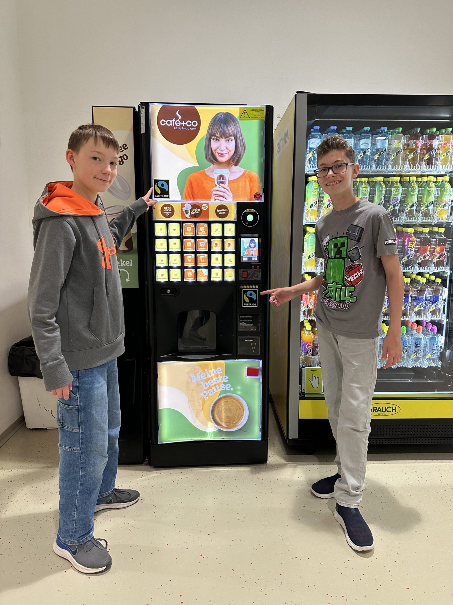 Fairtrade Produkte am BRG 16