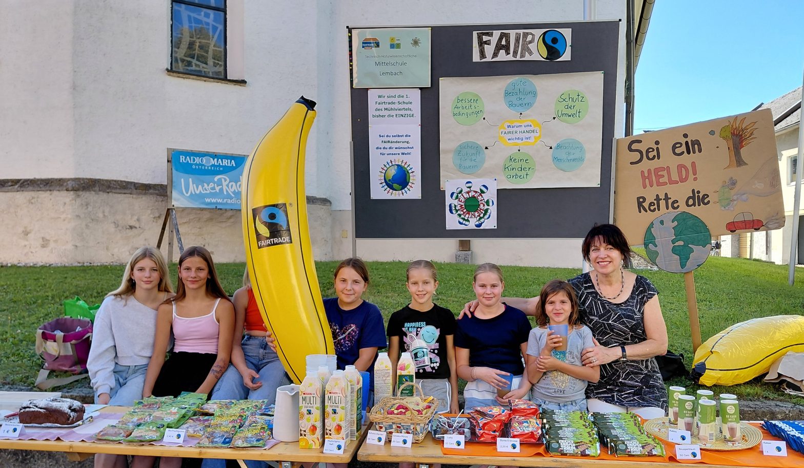 Fairtrade-Verkauf am Marktfest Lembach