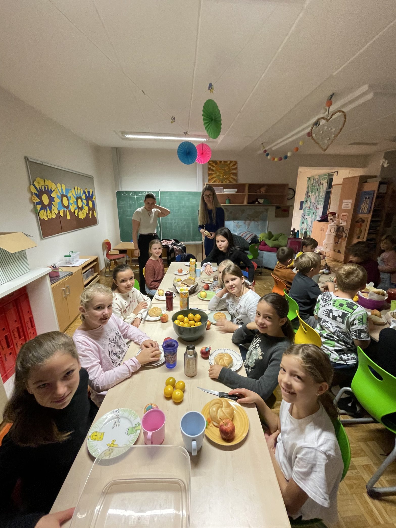 Gemütliches Fairtrade-Frühstück nach der Lesenacht