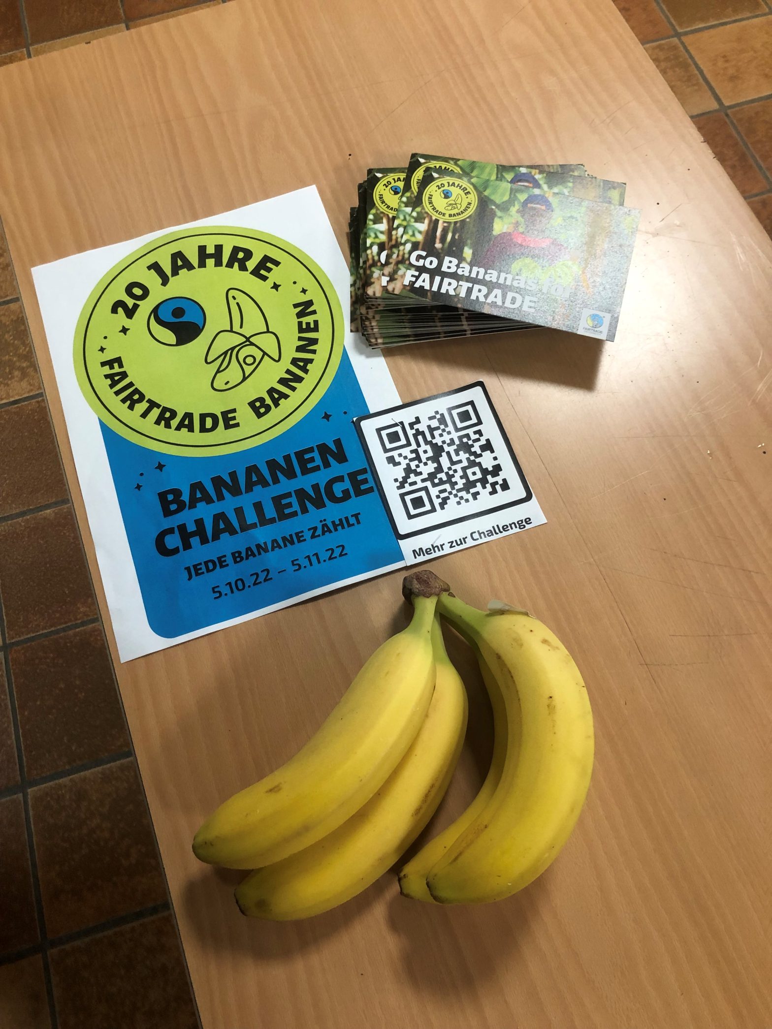 Bananen-Verteilaktion